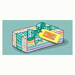 Конверт для денег " Мир поздравлений " 410 Юмор- На себя, 168*84мм, глянцевый УФ-лак