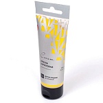 Краска акриловая " Сонет "  75мл туба желтая средняя, европодвес