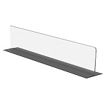 Разделитель пластиковый на T- основании DIVT-80-TM, высота 80мм, длина 480мм, со скотчем