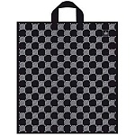 Пакет ПЭ " Миленд " с петлевой ручкой ПВД, 40*44см 43мкм Серебряные соты