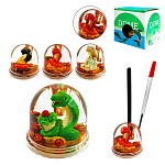 Сувенир-антистресс " KWELT " Змея, ассорти (без возможности выбора дизайна), подставка для ручек, 7*6*7см, картонная упаковка