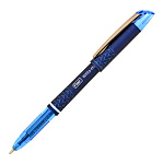 Ручка шариковая " Flair " Writo-Meter Silk, синяя 0,6мм, толщина письма 0,3мм, 3км продолжительность линии письма, игольчатый пишущий узел, шкала на стержне, серый корпус, картонная упаковка