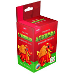 Выращивание кристаллов " Lori " Алхимик. Драконы. Красный дракончик, в наборе: химический реактив, фигурка-основа для выращивания кристалла, фильтровальная бумага, скрепка канцелярская, инструкция