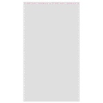 Пакет с клеевым клапаном 20*35см 25мкм, размер клеевого клапана 5см, 100шт в упаковке