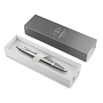 Ручка подарочная шариковая автоматическая " Parker " IM Rituals Grey Gradient GT, синяя, 1мм, перо- нержавеющая сталь, цвет корпуса- серый металлик, материал корпуса- ювелирная латунь, подарочная упаковка