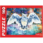 Пазлы " Рыжий кот " 160элементов Волшебная сова №2 33*23,7см, картонная упаковка 25,4*18,2*4,2см