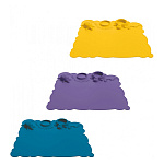 Коврик для творчества и рисования " Silihome " 41,5*37см, с органайзером, 2 отделения, силикон, ассорти (без возможности выбора цвета)