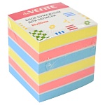 Блок бумаги " deVente " 8*8*8см, 4 цвета, на склейке, офсет