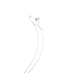 Кабель сетевой USB - Type-C " Smartbuy " S25 Soarer белый, 1м, 3A, силикон