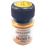 Краска акриловая " Decola " 20мл металлик золото олимпик