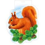 Плакат фигурный " Мир поздравлений " 930 А4 Белка, европодвес