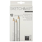 Карандаш ч/гр " Bruno Visconti " Sketch&Art. Jumbo 4B, трехгранный, деревянный, заточенный, картонная упаковка