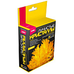 Лучистые кристаллы " Lori " Желтый кристалл, химический реактив с красителем, поддон, картонная основа, инструкция