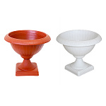 Вазон " Милих " №1, 4л, h=155мм, d=290мм, пластик, ассорти (без возможности выбора цвета)