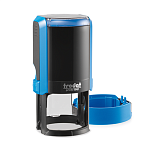 Оснастка для печати " Trodat " Printy d=42мм с крышкой, корпус синий