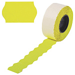 Этикет-лента 26*12 желтая, волна 800 этикеток