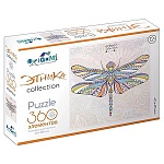 Пазлы " Origami " 360элементов Арт-терапия Стрекоза, 47,5*47,5см, картонная упаковка