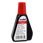 Краска штемпельная " Trodat " 28мл красная, водная основа
