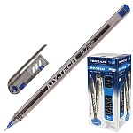 Ручка шариковая " Pensan " My-Tech синяя 0,7мм, толщина письма 0,5мм, чернила на масляной основе, игольчатый пишущий узел, прозрачный корпус, колпачок с клипом, картонная упаковка