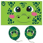 Наклейка " Праздник " А6 Дракончик- для надувных шаров