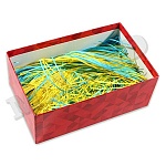 Наполнитель " Миленд " Микс Интенсив желтый, голубой, бумажный, декоративный, 2мм, 100г