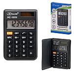 Калькулятор карманный 8 разрядов " Basir " МС-100N, 95*65*150мм, батарейка, черный