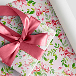 Упаковочная бумага " Интерпак " 68,5см*100см 1 лист Метафора, в рулоне, 90г/м2