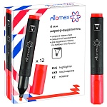 Текстовыделитель 1-4мм, оранжевый " Attomex " картонная упаковка