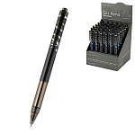 Ручка гелевая автоматическая " Bruno Visconti " Xpro, Nero синяя 0,5мм, толщина письма 0,4мм, пластиковый корпус, цвет корпуса - черный, металлический наконечник, пластиковый клип, картонный дисплей