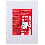 Файлы А4 " Erich Krause " Glossy Clear 60мкм 100штук, технология сrystal сlear (высокопрозрачные)