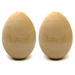 Набор деревянных заготовок из липы " Мастерская РуТвор " Яйцо, 2шт, h= 75мм d=55мм