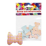 Деревянные декоративные фигурки " Бантик " 10шт