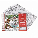 Набор раскрасок " Hatber " А4 8л Джунгли, 8шт, пакет, европодвес