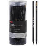 Карандаш ч/гр " Hatber " Символы России НВ с ластиком, ассорти, круглый, заточенный, пластиковая туба