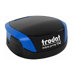 Оснастка для печати " Trodat " Printy Micro d=42мм, корпус круглый, синий, карманная