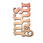 Топпер " Миленд " Mr & Mrs, 180*110*3мм, берёза