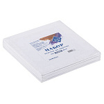 Набор холстов " Мастер-Класс " 15*15см 5шт на картоне, хлопок, среднезернистый, грунтованный акриловым грунтом