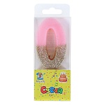 Свеча для торта цифра " Миленд " 0, розовая, 13,5*4,7*1,5см, глиттер, картонный блистер, европодвес