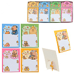 Блок самоклеящийся (стикеры) 100*75мм 75л ассорти " Basir " Капибара