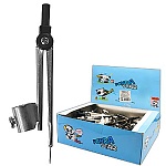 Циркуль металлический 10см, шоубокс, " козья ножка ", " KWELT "