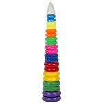 Пирамида " Совтехстром " Гигант 110см, 21предмет, в сетке 21*110см