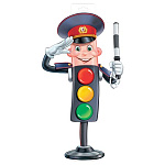 Плакат фигурный " Империя поздравлений " 933 А3 Светофор, без отделки, европодвес