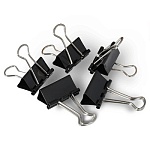 Зажимы " Dolce Costo " черные 41мм 12шт/уп