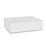 Губка автомобильная " Grass " белая, 12*20,5*5см, пенополиуретан