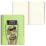 Записная книжка А5+ интегральная 40л " Феникс " Пес, линия, обложка - мелованный картон, двойная обложка, полипропилен, тонированный блок, сшивка, 165*205мм