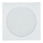 Конверт для CD/DVD дисков 125*125мм белый, окно, клей, 80г/м