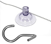 Набор присоска с 3 отверстиями SC-46DH+металл. крючок SC