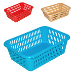 Корзина для хранения мелочей " Милих " 365*257*126мм, прямоугольная, пластиковая, ассорти (без возмож