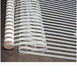 Упаковочная пленка " Миленд " 70см*7,5м Белые полоски, в рулоне, 40мкм, прозрачная