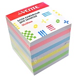 Блок бумаги " deVente " 9*9*9см, цветной, непроклеенный, офсет, белизна 92%